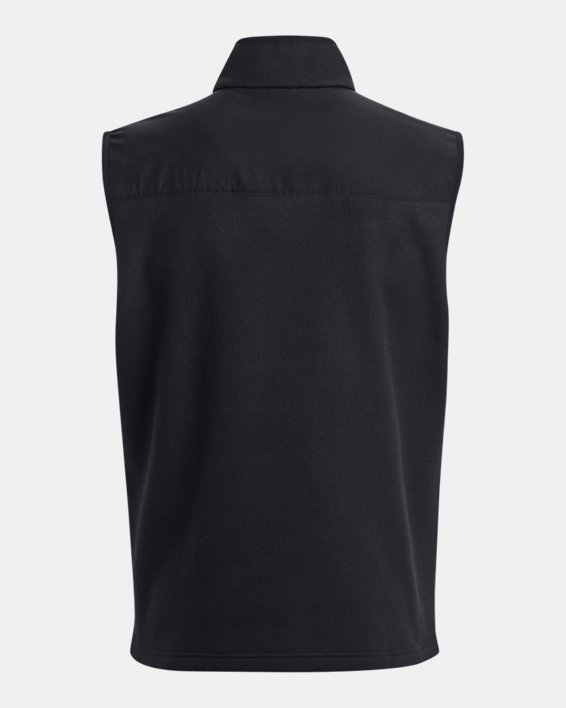 Men's UA Microfleece Maxx Vest in Black image number 6